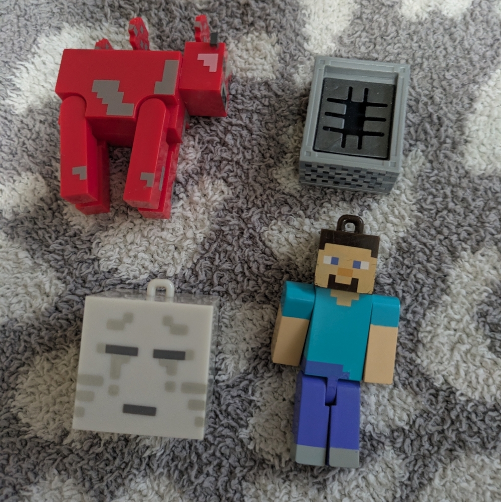 🦋5/25$ Minecraft Character and Block Toy Set